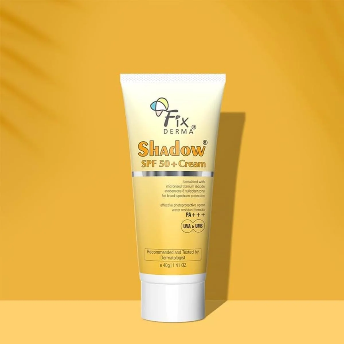 کرم ضد آفتاب فیکسرما شادو SPF 50+ PA+++ | ضد آفتاب برای پوست خشک | محافظ ضد آفتاب SPF 50 | ضد آفتاب برای بدن و صورت | محافظت در برابر UVA و UVB | ضد آفتاب برای زنان و مردان - 40 گرمی (بسته 2 عددی) کرم ضد آفتاب فیکسرما شادو SPF 50+ PA+++ | ضد آفتاب برای پوست خشک | محافظ ضد آفتاب SPF 50 | ضد آفتاب برای بدن و صورت | محافظت در برابر UVA و UVB | ضد آفتاب برای زنان و مردان - 40 گرمی (بسته 2 عددی)