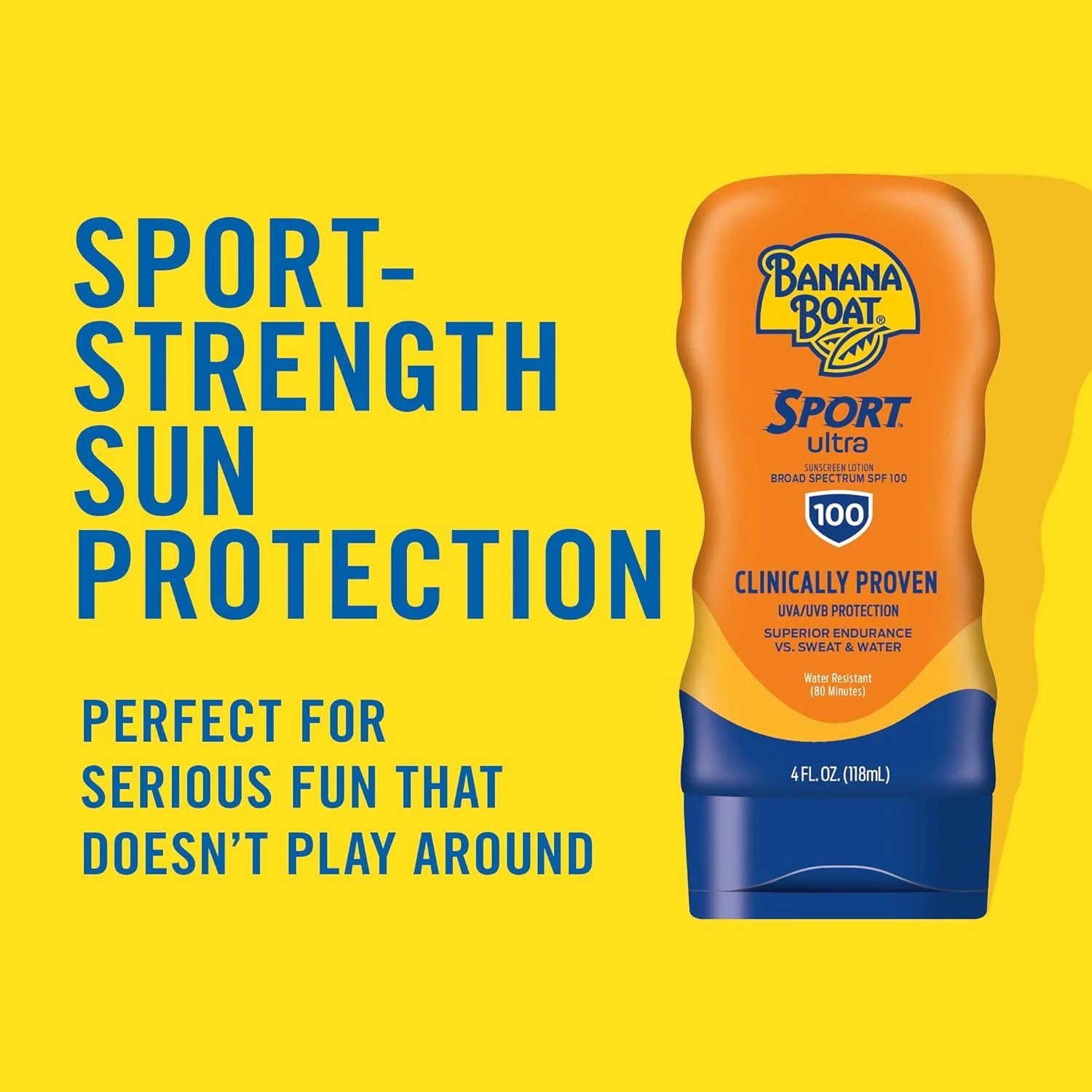 لوسیون ضد آفتاب طیف گسترده Banana Boat Sport Performance - SPF 100، 118 میلی لیتر (بسته 2 عددی) لوسیون ضد آفتاب طیف گسترده Banana Boat Sport Performance - SPF 100، 118 میلی لیتر (بسته 2 عددی)
