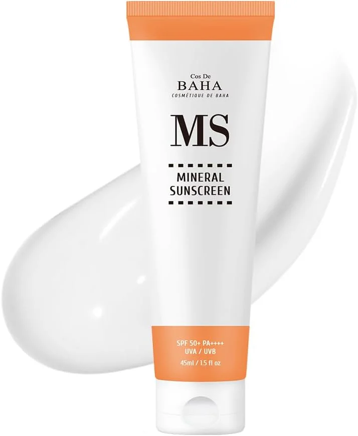 ضد آفتاب مینرال SPF 50 کاس دِ باها - محافظت طبیعی از پوست خود را ارتقا دهید. محافظت و مراقبت از پوست شما، 45 میلی لیتر