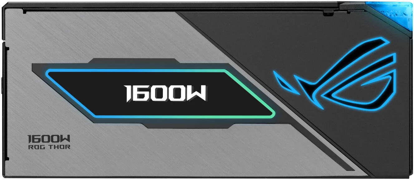 منبع تغذیه کامپیوتر ایسوس ROG Thor 1600W Titanium III کاملا ماژولار، بازدهی 80 پلاس تیتانیوم، گواهینامه سایبرنتیکس تیتانیوم، PFC فعال، استاندارد ATX 3.1، فناوری GaN MOSFET | 90YE00V1-B0NA00 منبع تغذیه کامپیوتر ایسوس ROG Thor 1600W Titanium III کاملا ماژولار، بازدهی 80 پلاس تیتانیوم، گواهینامه سایبرنتیکس تیتانیوم، PFC فعال، استاندارد ATX 3.1، فناوری GaN MOSFET | 90YE00V1-B0NA00