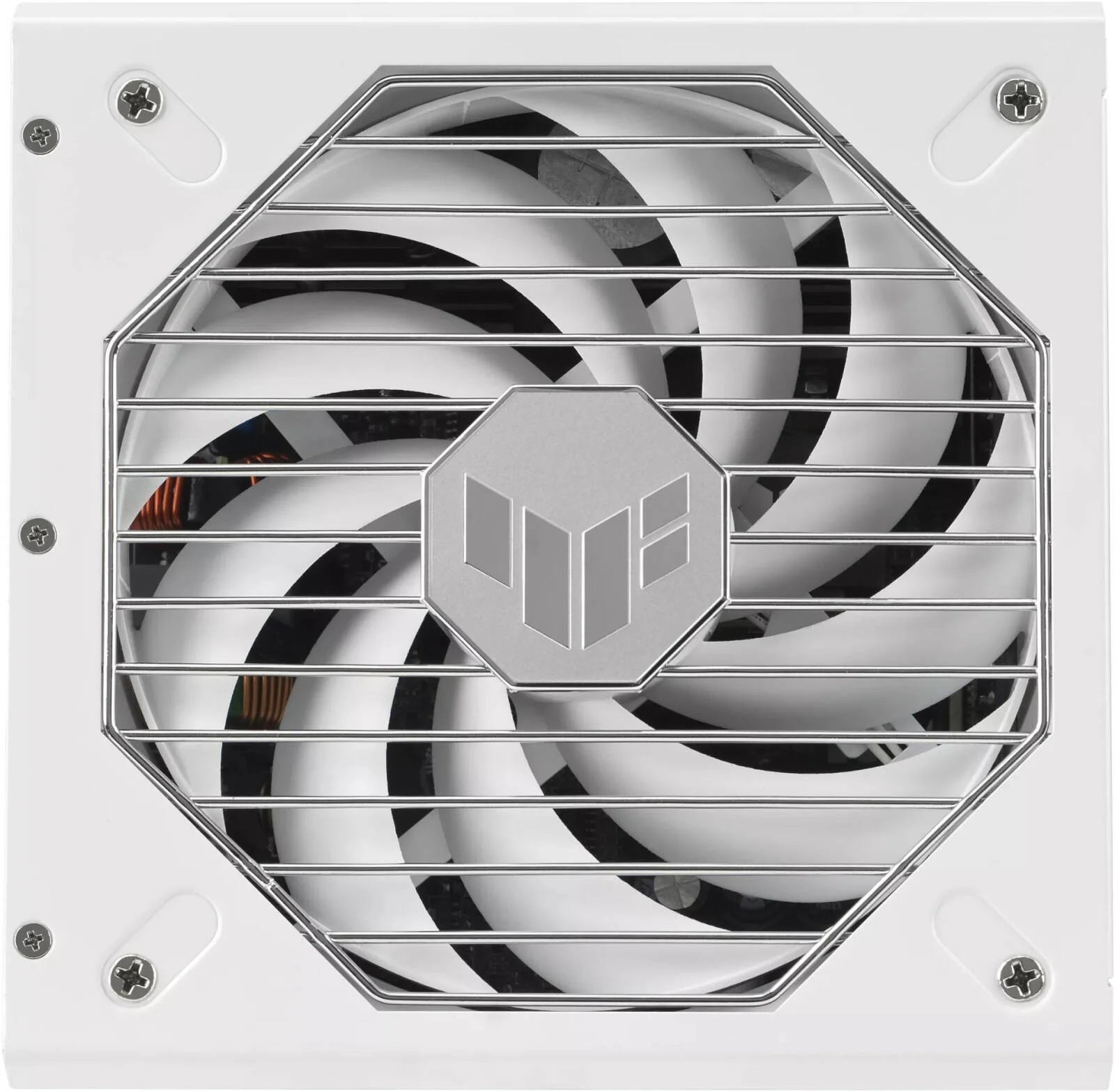 منبع تغذیه 1000 واتی ایسوس TUF Gaming با گواهینامه 80Plus Gold، کاملاً ماژولار، سازگار با ATX 3.0، دارای گواهینامه 80+ Gold، درجه نظامی، بلبرینگ دوگانه، فن Axial-tech، پوشش PCB، سفید | 90YE00S5-B0NA00 منبع تغذیه 1000 واتی ایسوس TUF Gaming با گواهینامه 80Plus Gold، کاملاً ماژولار، سازگار با ATX 3.0، دارای گواهینامه 80+ Gold، درجه نظامی، بلبرینگ دوگانه، فن Axial-tech، پوشش PCB، سفید | 90YE00S5-B0NA00