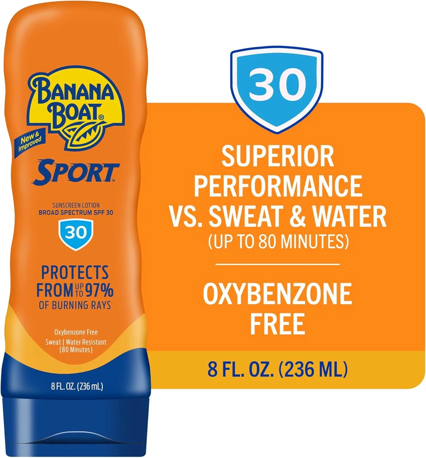 لوسیون ضد آفتاب ورزشی Banana Boat با SPF 30، حجم 236 میلی لیتر لوسیون ضد آفتاب ورزشی Banana Boat با SPF 30، حجم 236 میلی لیتر