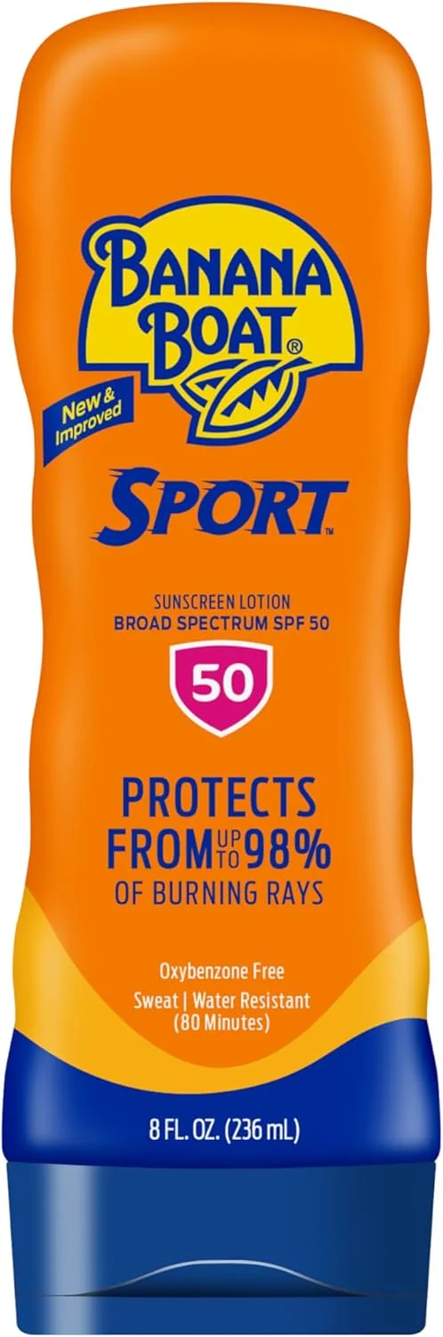لوسیون ضد آفتاب طیف گسترده Banana Boat Sport Ultra، محافظت از مرجان، SPF 50، 236 میلی لیتر