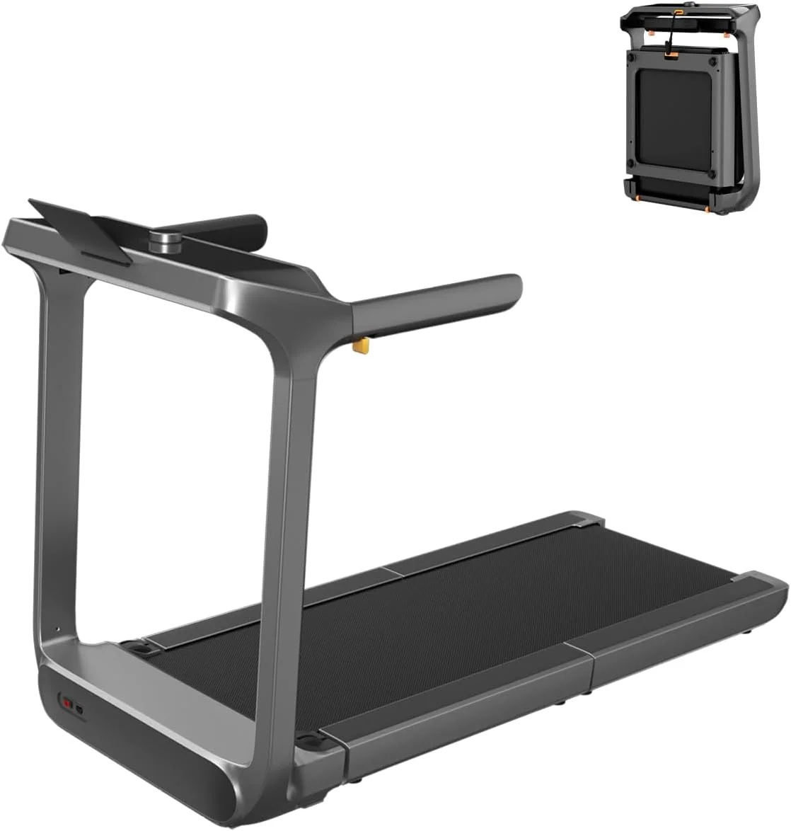 تردمیل برقی تاشو سه گانه WALKINGPAD X218، حداکثر سرعت 18 کیلومتر در ساعت، ظرفیت وزنی 136 کیلوگرم، ناحیه دویدن پهن 510 میلی متر، برنامه های داخلی، نرده های جانبی، تردمیل های اداری خانگی