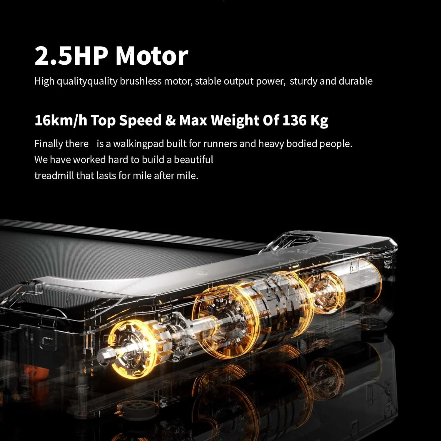 تردمیل تاشو دوگانه WALKINGPAD KINGSMITH MX16 (16KM/H) 2 در 1 مناسب استفاده خانگی، دستگاه دویدن، تمرینات ورزشی، پشتیبانی از برنامه، نمایشگر LED، نصب شده