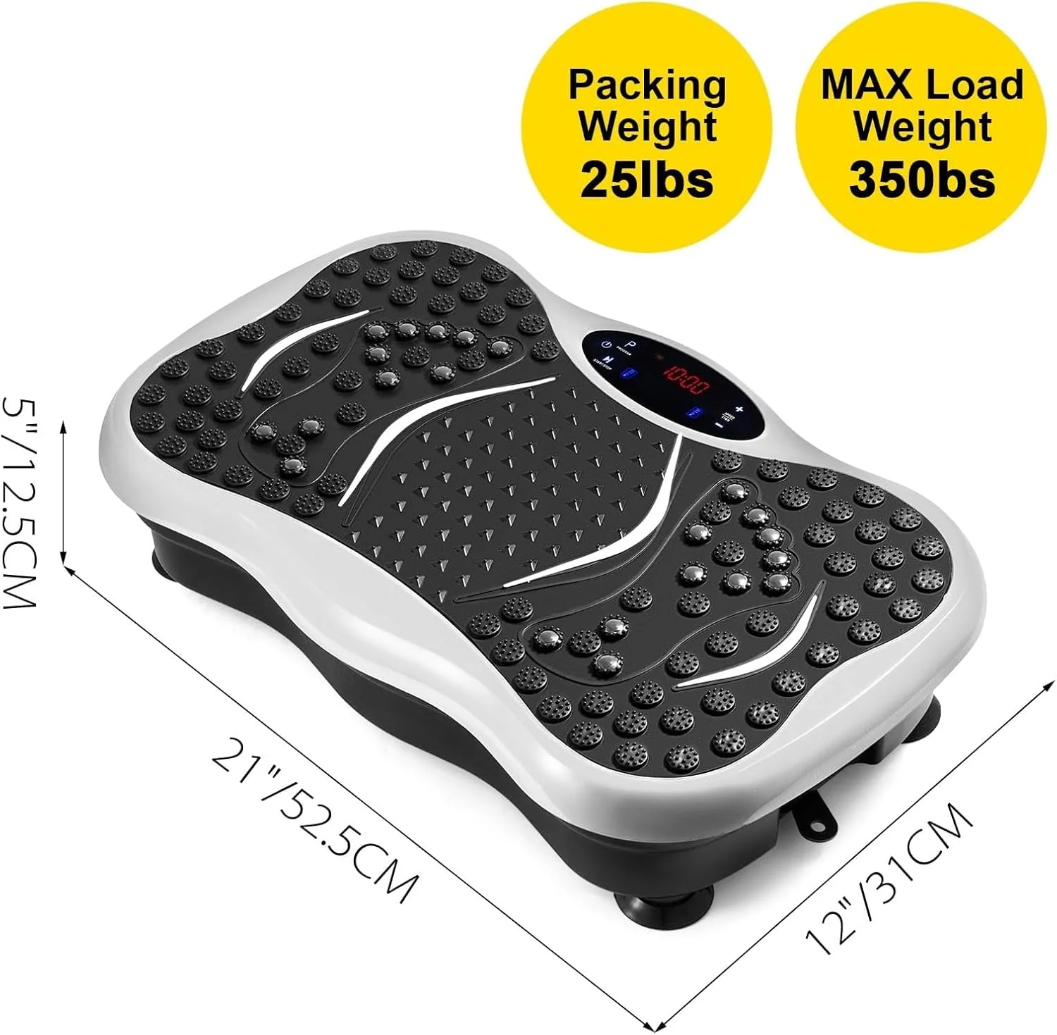 پلتفرم لرزشی حرکتی ULTIMAX | دستگاه لرزش کل بدن برای خانه | دستگاه ورزشی صفحه لرزشی، کاهش وزن، با صفحه نمایش LED، کنترل از راه دور