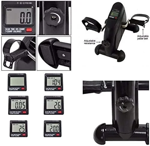 اولتیماکس - مینی دوچرخه ورزشی قابل حمل مناسب برای تمرینات پا و دست، تمرینات کاردیو برای زنان باردار، سالمندان، افراد دارای معلولیت و فیزیوتراپی