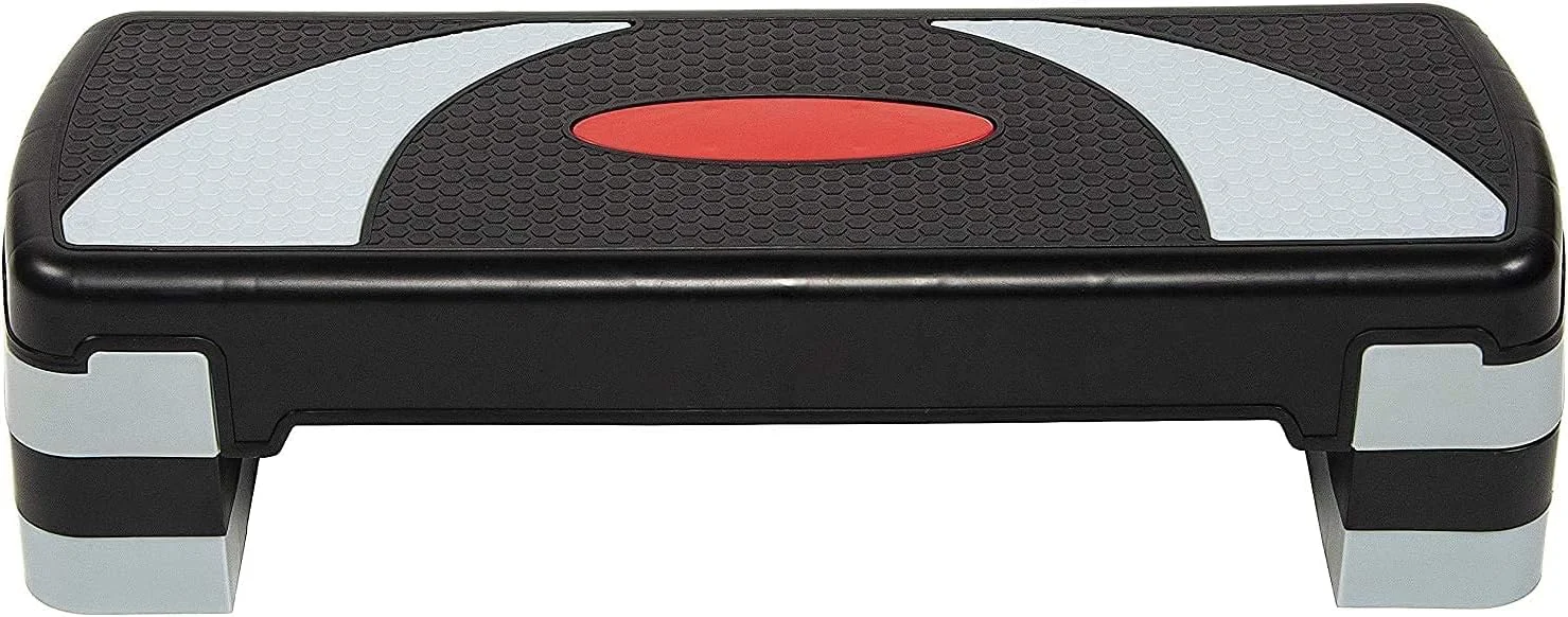 استپ ایروبیک ULTIMAX، استپ ایروبیک قابل تنظیم برای تناسب اندام، پدال استاپر یوگا کاردیو ضد لغزش، تجهیزات ورزشی خانگی. پلتفرم تمرین قابل تنظیم