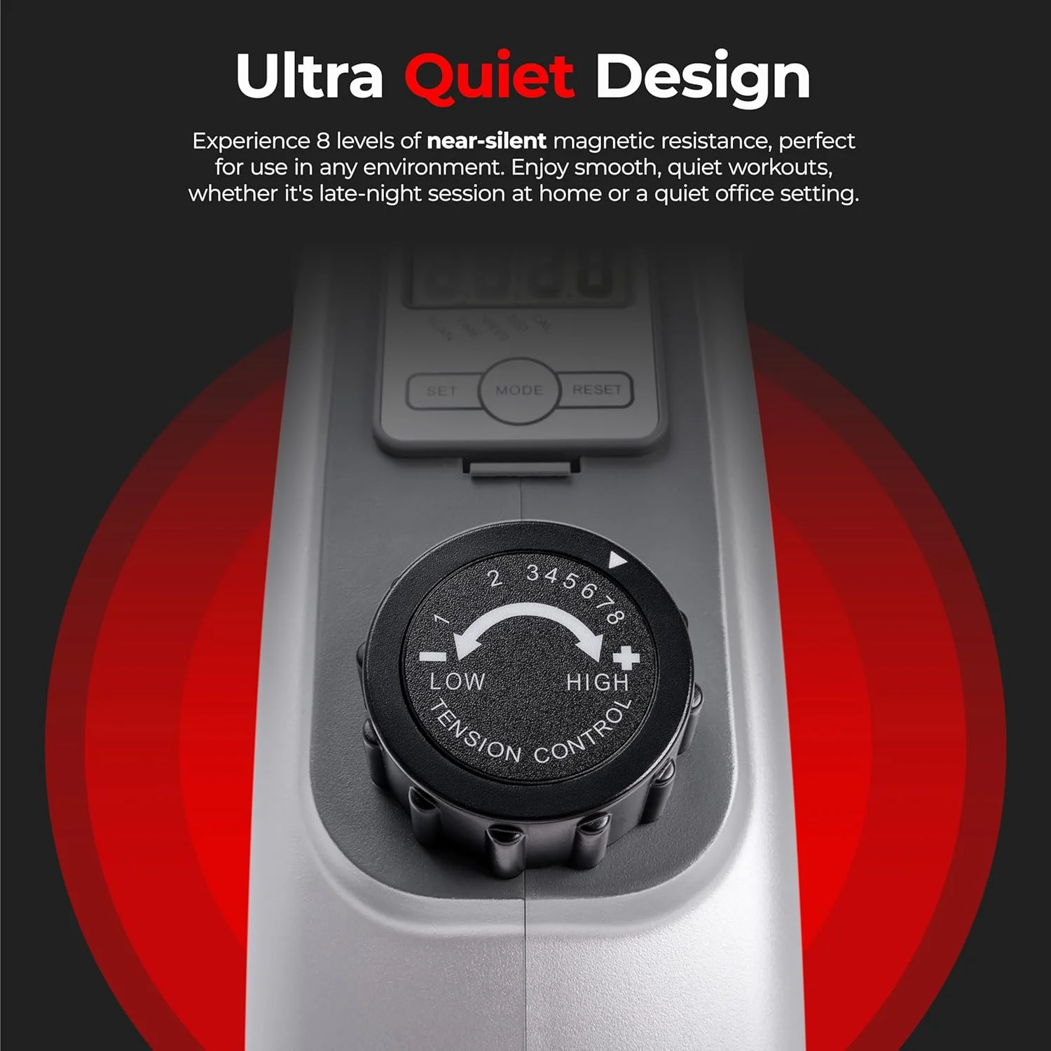 دستگاه مینی بایسیکل ورزشی دوکاره سانی هلث اند فیتنس، مناسب تمرین در خانه و تقویت عضلات پا و دست