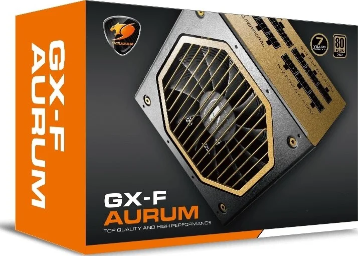 منبع تغذیه کوگار GX-F Aurum، 650 وات با راندمان 80 پلاس گلد، کاملاً ماژولار | CG-PSU-GXF-AURUM-650W
