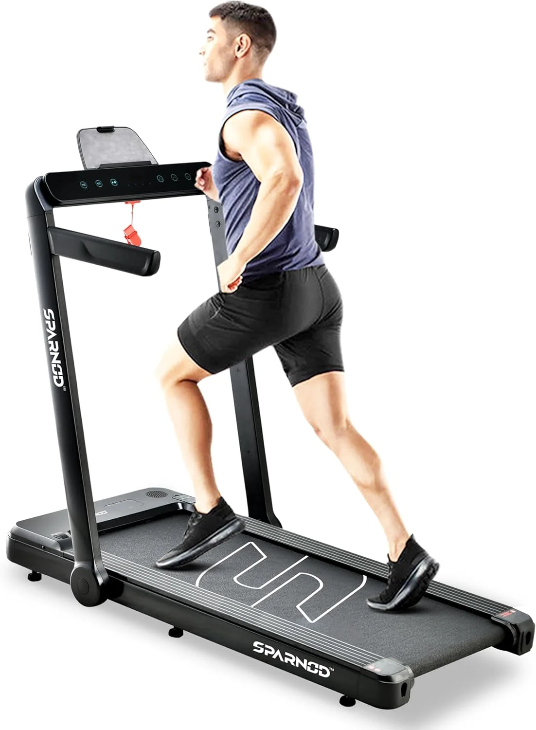 تردمیل فوق باریک و تاشو 2 در 1 اسپارناد فیتنس مدل STH-3060 / STH-3040 مناسب استفاده خانگی و قرارگیری زیر میز یا تخت/مبل. بدون نیاز به نصب، موتور 4 اسب بخار تردمیل فوق باریک و تاشو 2 در 1 اسپارناد فیتنس مدل STH-3060 / STH-3040 مناسب استفاده خانگی و قرارگیری زیر میز یا تخت/مبل. بدون نیاز به نصب، موتور 4 اسب بخار