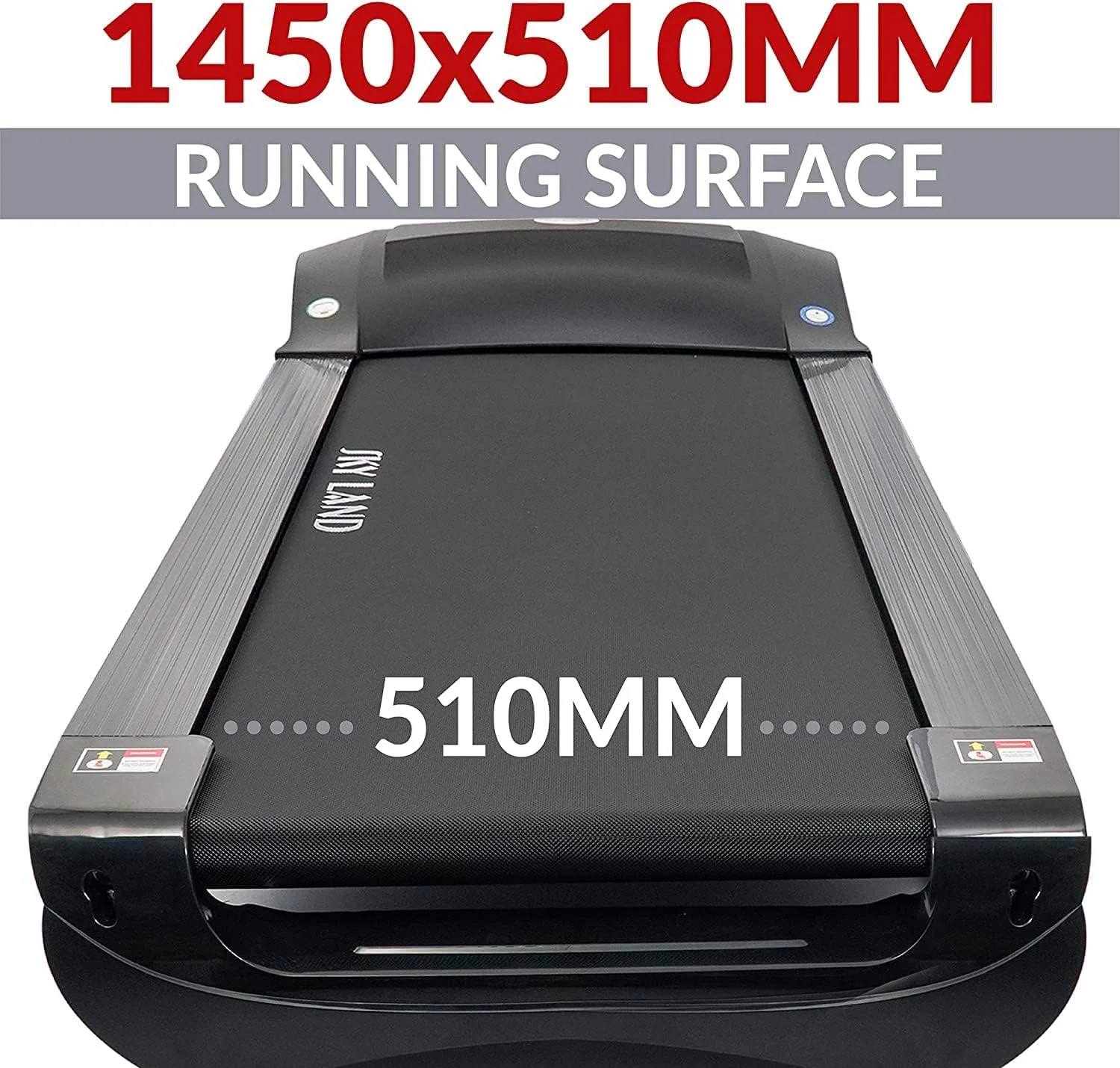 تردمیل موتور AC با حداکثر توان 7 اسب بخار SKY LAND | دستگاه دویدن تاشو نیمه تجاری با شیب خودکار 20٪، صفحه نمایش LCD و MP3 | حداکثر وزن 150 کیلوگرم | جذب شوک | مناسب برای استفاده در خانه و باشگاه | EM-1237 دستگاه پیاده روی