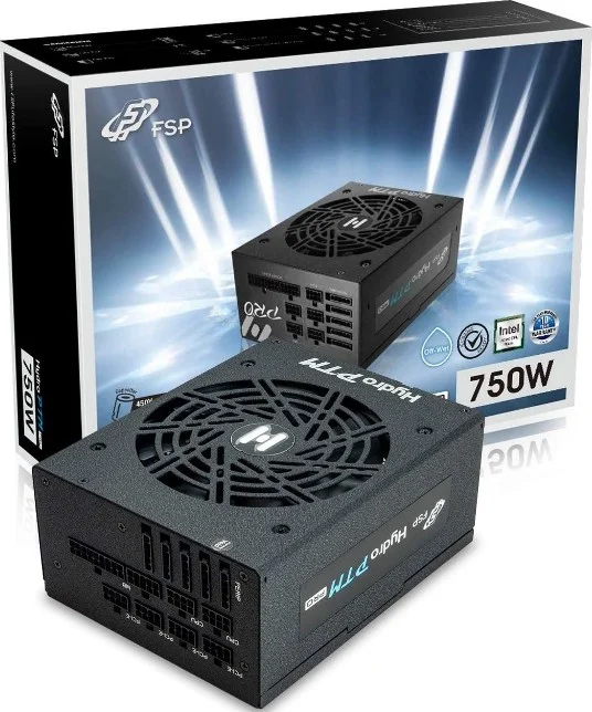 منبع تغذیه 750 واتی FSP Hydro PTM، تمام ماژولار، 80 پلاس پلاتینیوم، تک ریل 12 ولت، فن 135 میلی متری FDB، ATX | HPT2-750M / PPA7505704 منبع تغذیه 750 واتی FSP Hydro PTM، تمام ماژولار، 80 پلاس پلاتینیوم، تک ریل 12 ولت، فن 135 میلی متری FDB، ATX | HPT2-750M / PPA7505704