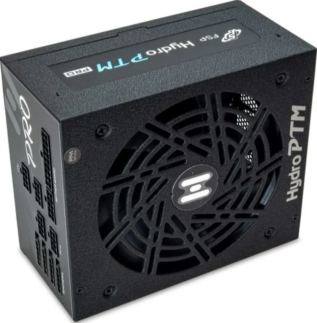 منبع تغذیه 750 واتی FSP Hydro PTM، تمام ماژولار، 80 پلاس پلاتینیوم، تک ریل 12 ولت، فن 135 میلی متری FDB، ATX | HPT2-750M / PPA7505704