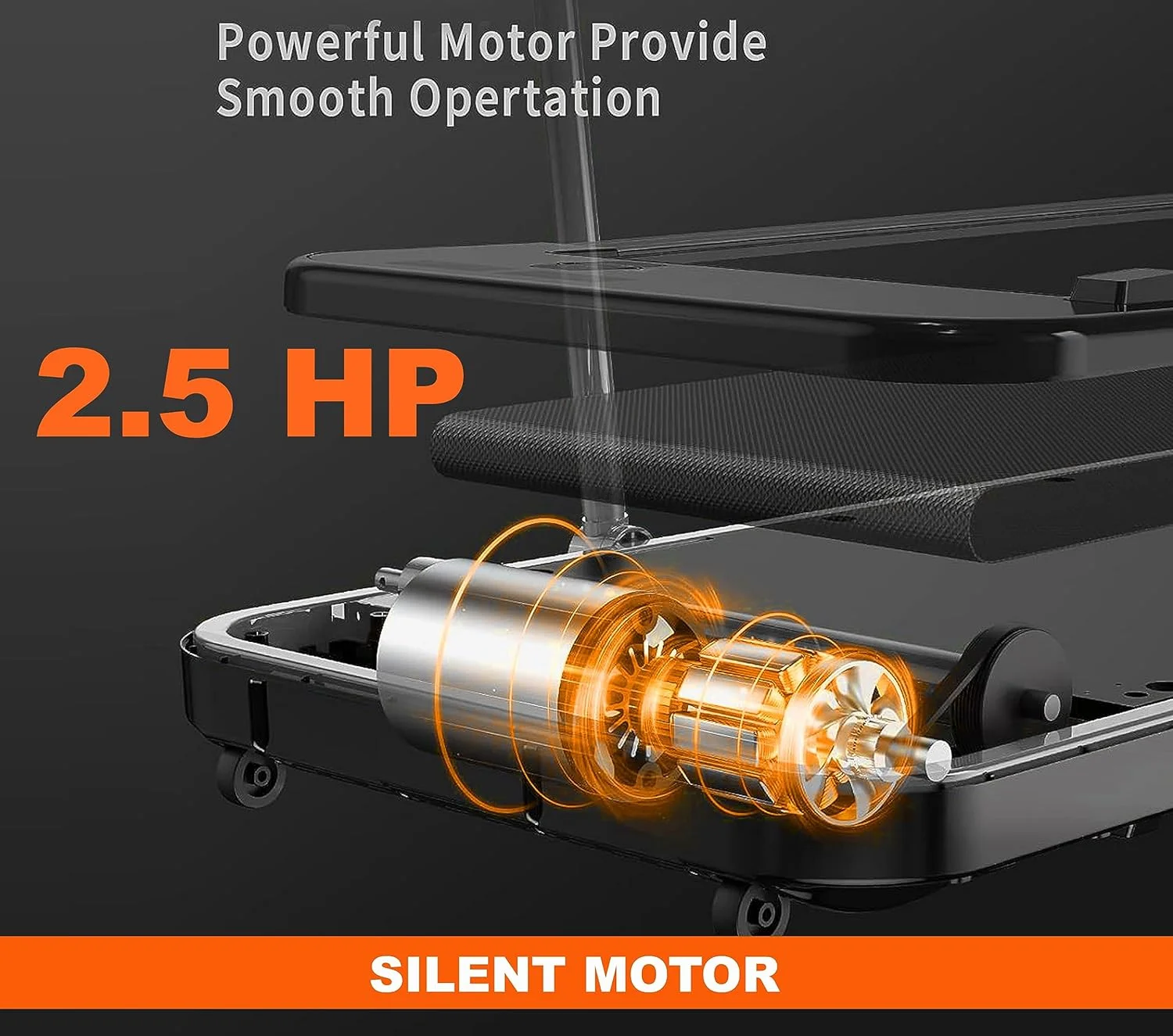 تردمیل تاشو 2 در 1 SKY LAND، پد پیاده روی 2.5 اسب بخار و دستگاه دویدن با کنترل از راه دور، تردمیل باریک، جمع و جور و بی صدا برای خانه، دفتر، پیاده روی و ورزش آهسته EM-1294