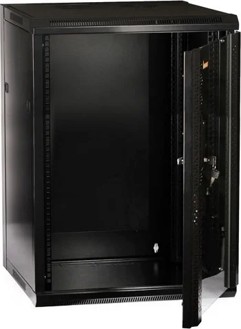 رک ایستاده 18 یونیت دی-نت با ابعاد 600x800 به همراه 4 فن و 1 طبقه | D-NET-18U