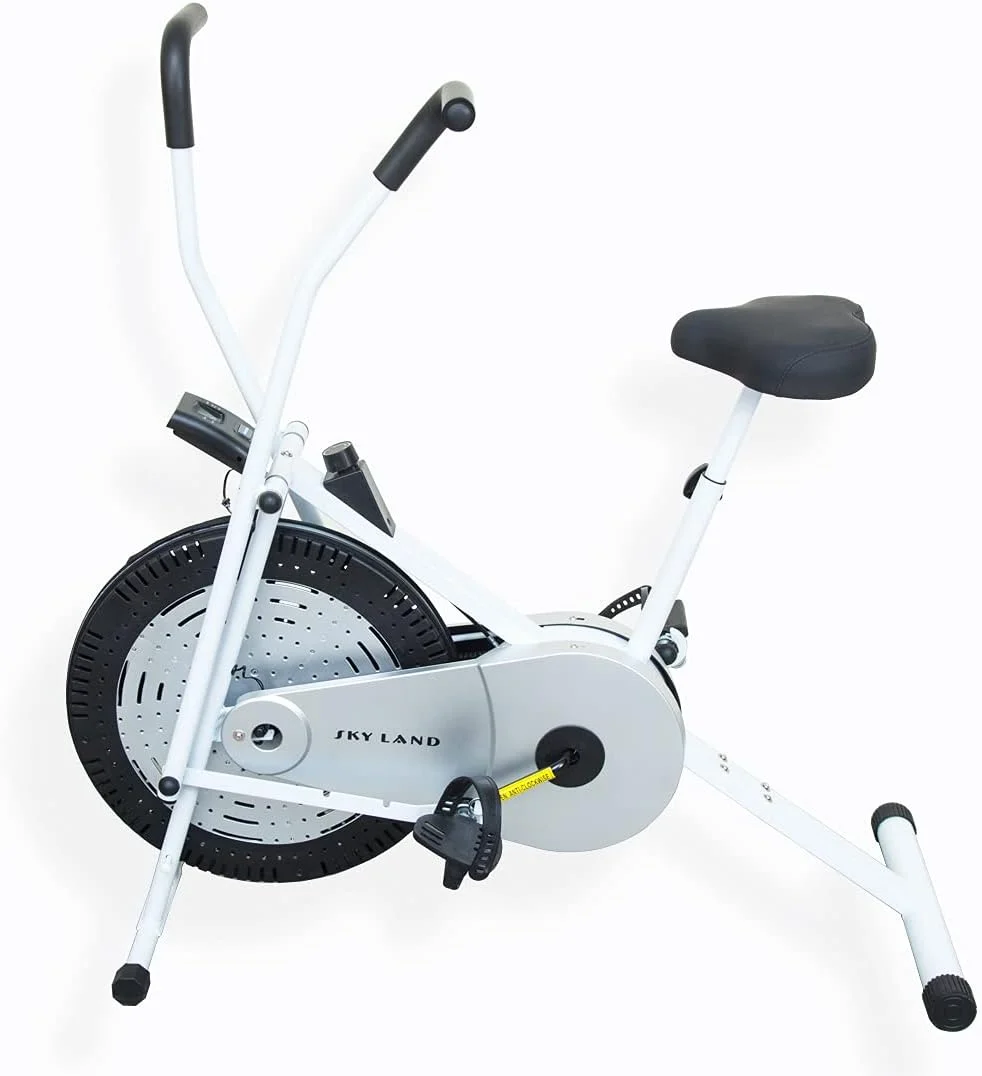 دوچرخه هوای اسکای لند سری ورزشی، دوچرخه هوای مدارگرد کاردیو تمام بدن برای باشگاه خانگی با مقاومت قابل تنظیم، مانیتور LCD و صندلی بالشتکی، موجود: دوچرخه استاندارد یا بسته دوچرخه + زیرانداز دوچرخه هوای اسکای لند سری ورزشی، دوچرخه هوای مدارگرد کاردیو تمام بدن برای باشگاه خانگی با مقاومت قابل تنظیم، مانیتور LCD و صندلی بالشتکی، موجود: دوچرخه استاندارد یا بسته دوچرخه + زیرانداز