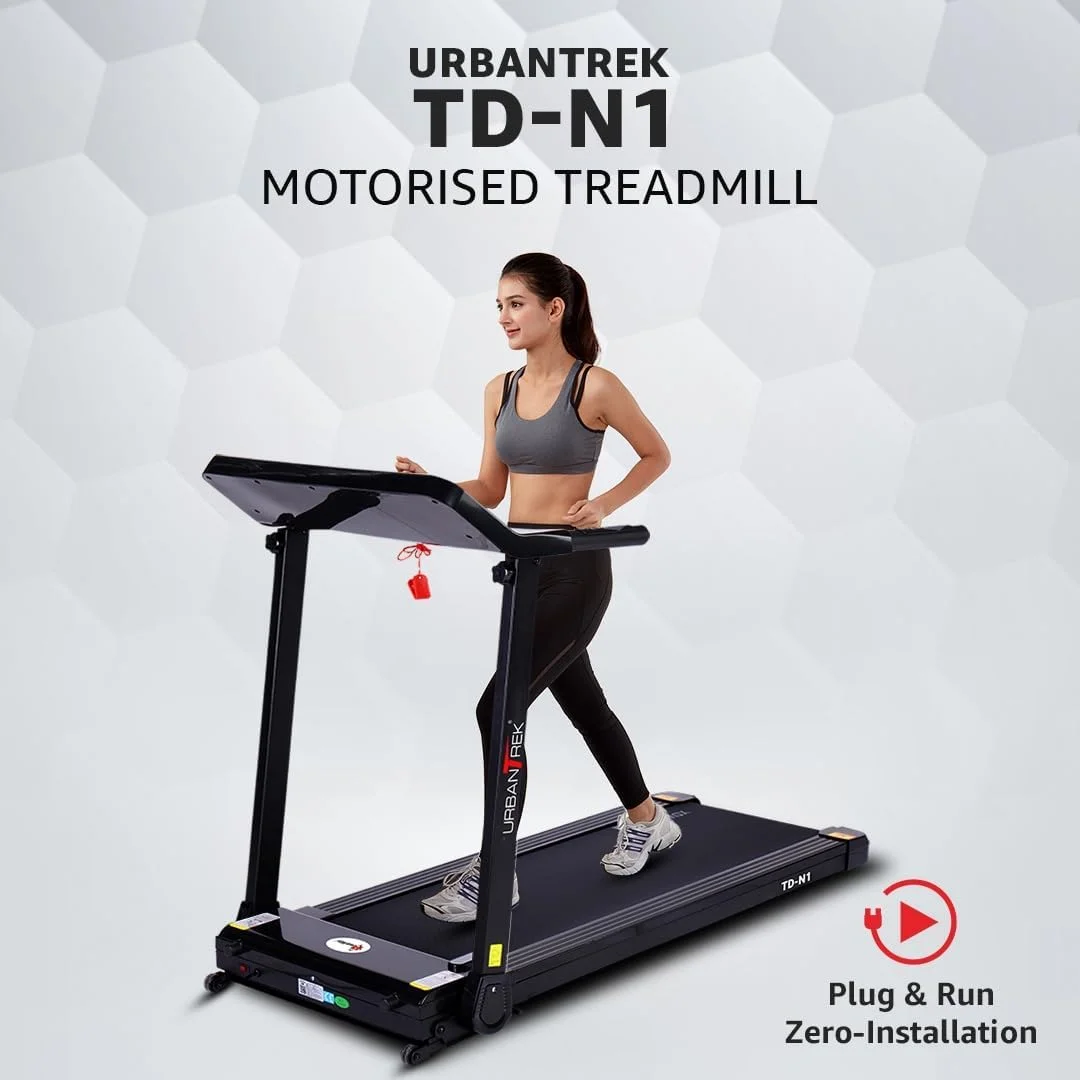 تردمیل موتورایز خانگی پاورمکس فیتنس مدل TD-N1 (با قدرت 4 اسب بخار) [سرعت: 12 کیلومتر در ساعت، حداکثر وزن کاربر: 90 کیلوگرم، تاشو، 12 برنامه تمرینی، اپلیکیشن Spax] نصب و آموزش رایگان