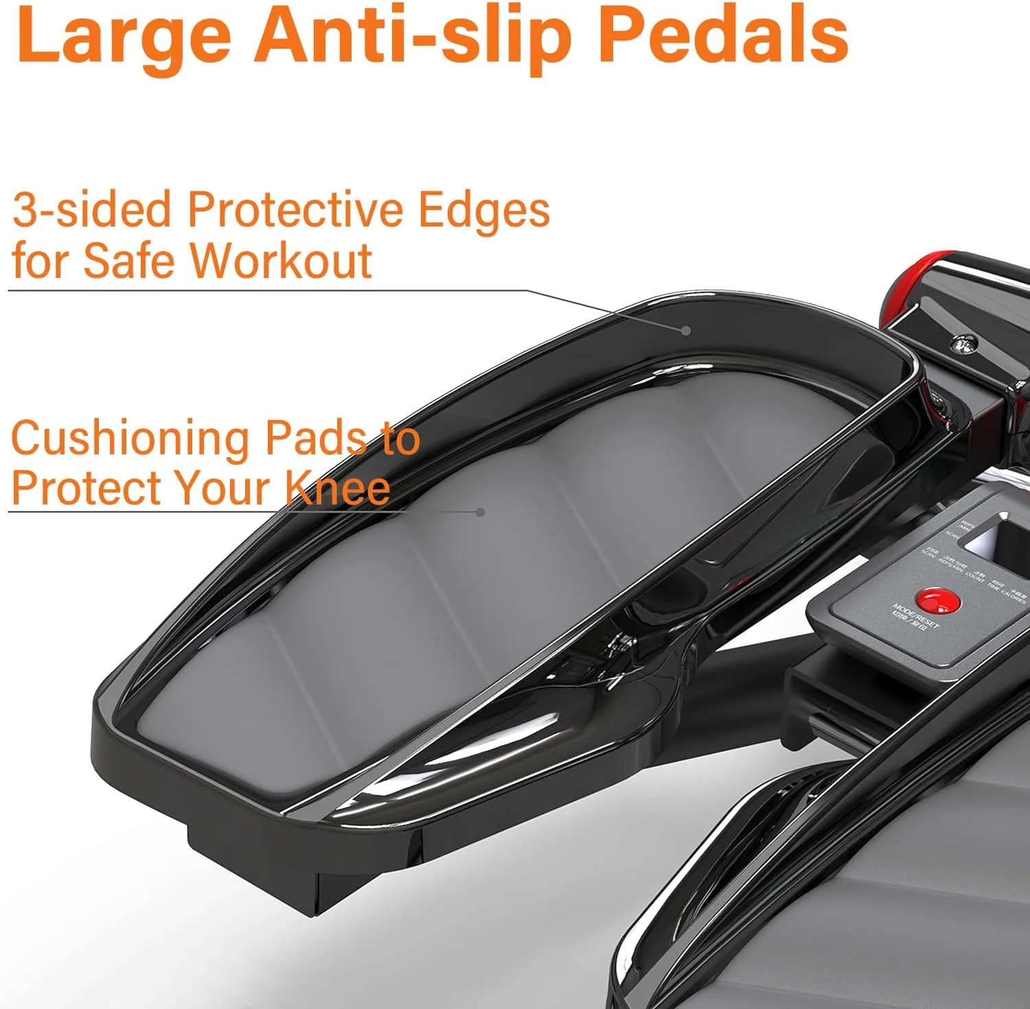 استپر ورزشی پروایرون، مینی استپر با نمایشگر، دستگاه استپ ورزشی با کش های مقاومتی برای تمرین در خانه، استپر چرخشی بالا و پایین برای تمرین کامل بدن پا و بازو