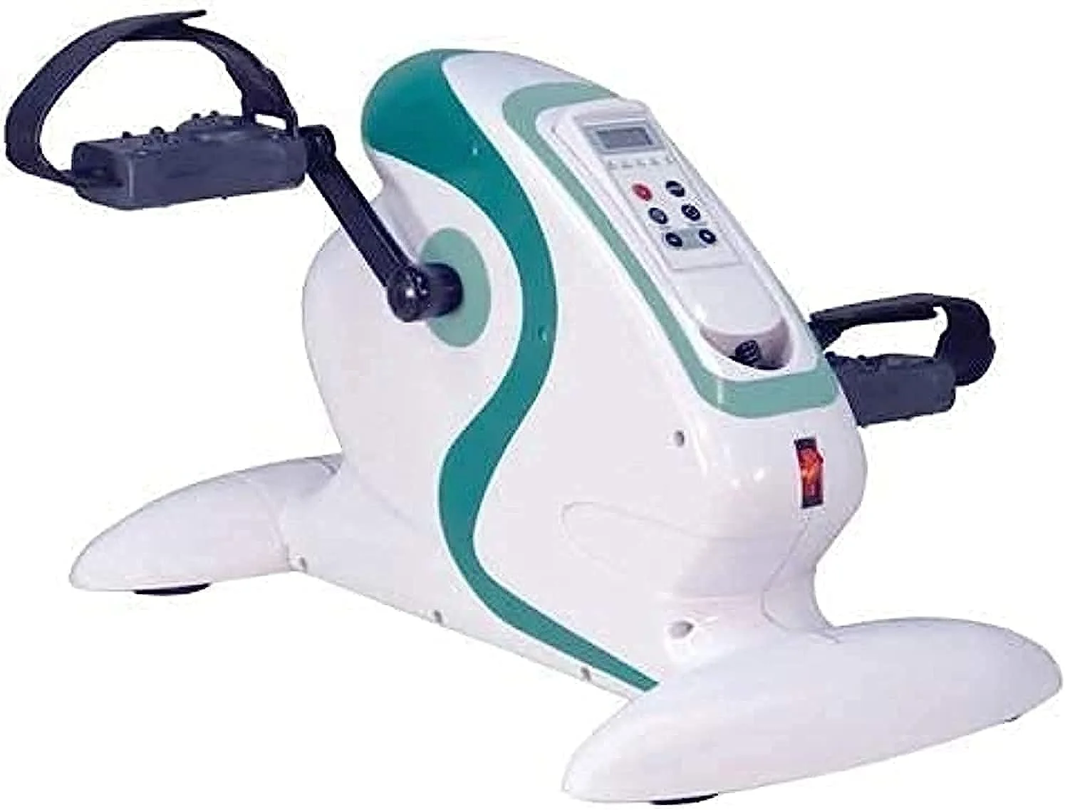 دستگاه مینی پدال برقی ورزشی X MAXSTRENGTH، دستگاه قابل حمل ورزشی، دستگاه پدال زدن برای تمرین زانو و پا، تجهیزات توانبخشی ورزشی قابل تنظیم برای سالمندان در خانه، محل کار یا باشگاه