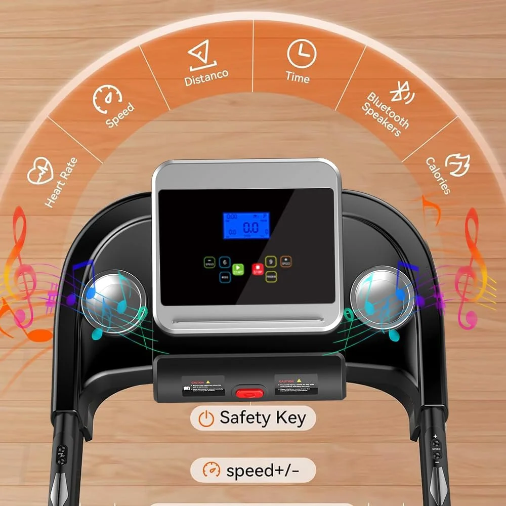 تردمیل تاشو MASTON MST-B90 (موتور 2.0 اسب بخار | ظرفیت بارگیری 110 کیلوگرم) - دستگاه دویدن با شیب دستی برای استفاده خانگی