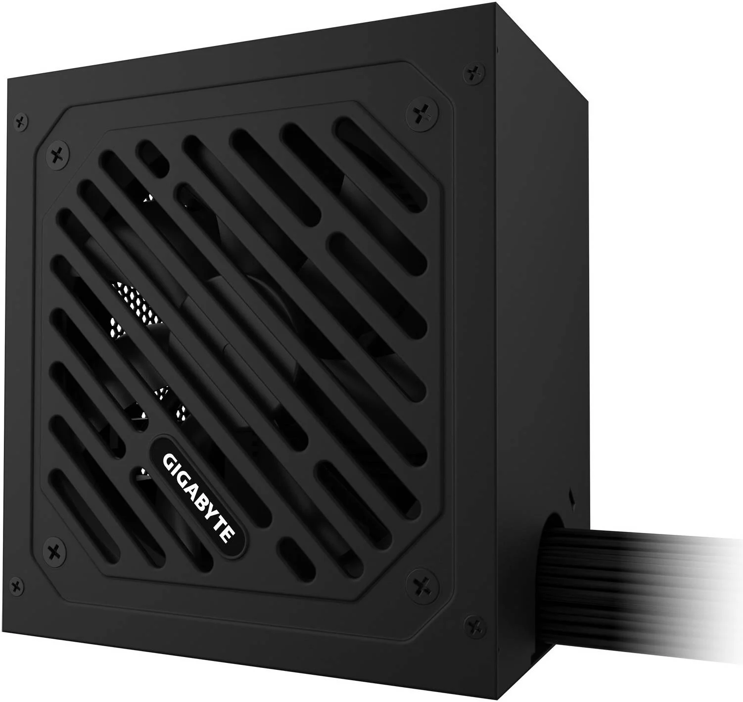 منبع تغذیه غیر ماژولار گیگابایت P650SS، توان 650 وات، رتبه بندی 80 پلاس نقره ای، فن بلبرینگ دینامیکی سیال 120 میلی متری، استاندارد Intel ATX 3.0، PFC فعال 0.9، مشکی | GP-P650SS