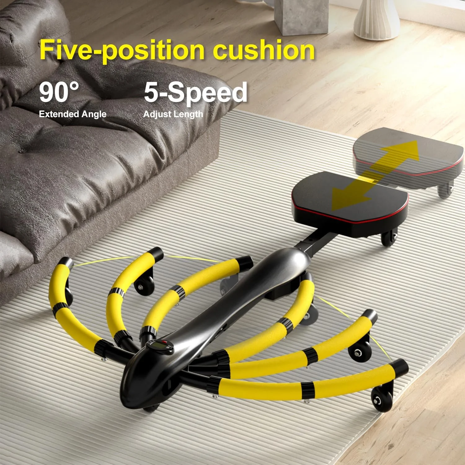 دستگاه ورزشی چند منظوره 4 در 1، تجهیزات تمرینات شکم، دستگاه قابل تنظیم، تمرین قدرتی کل بدن، تجهیزات تناسب اندام باشگاه خانگی