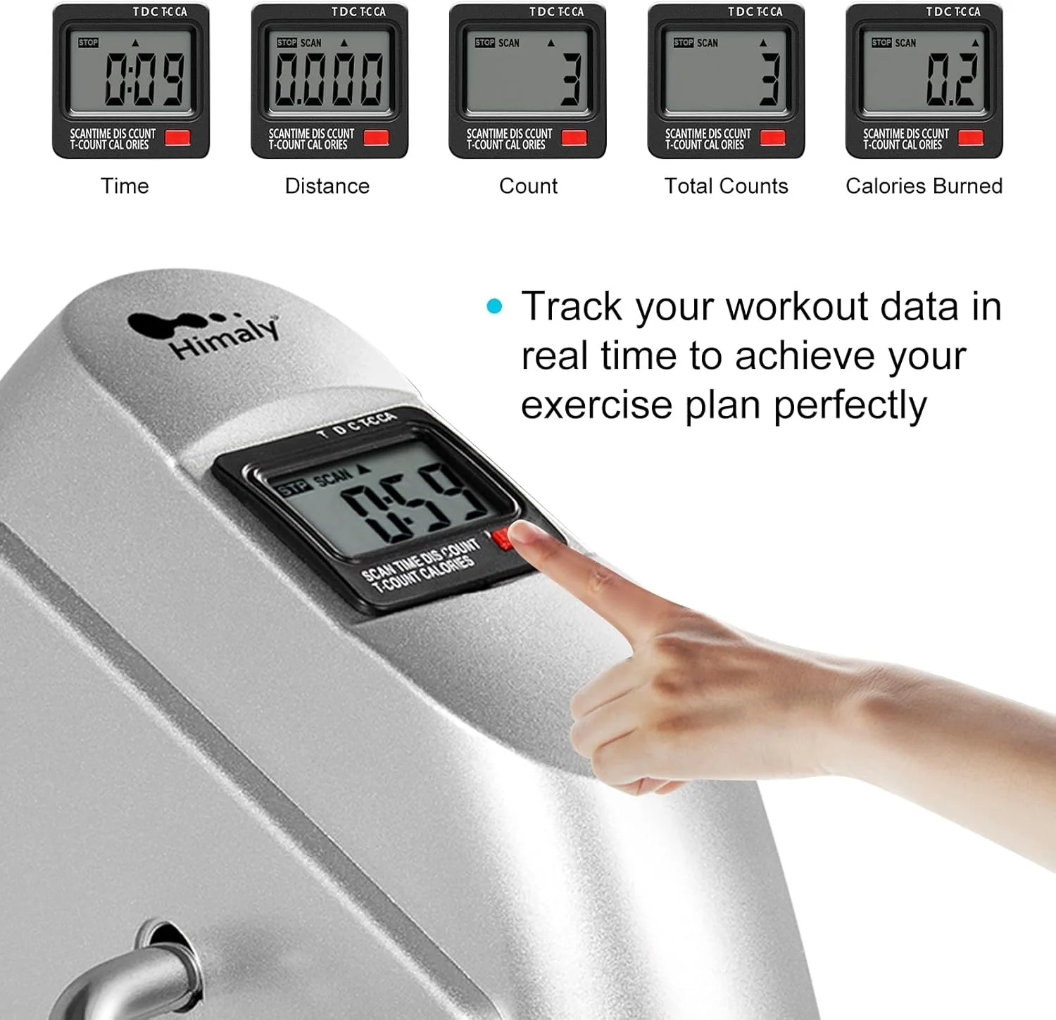 مینی دوچرخه ورزشی قابل حمل خانگی پدالی تمرین ساق پا و بازو