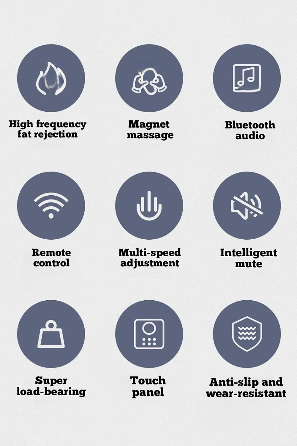 دستگاه تمرین صفحه ارتعاشی، پلتفرم ارتعاشی تناسب اندام کل بدن با بندهای تعادل و کنترل از راه دور، تجهیزات تمرین خانگی برای کاهش وزن و فرم دهی (مشکی)