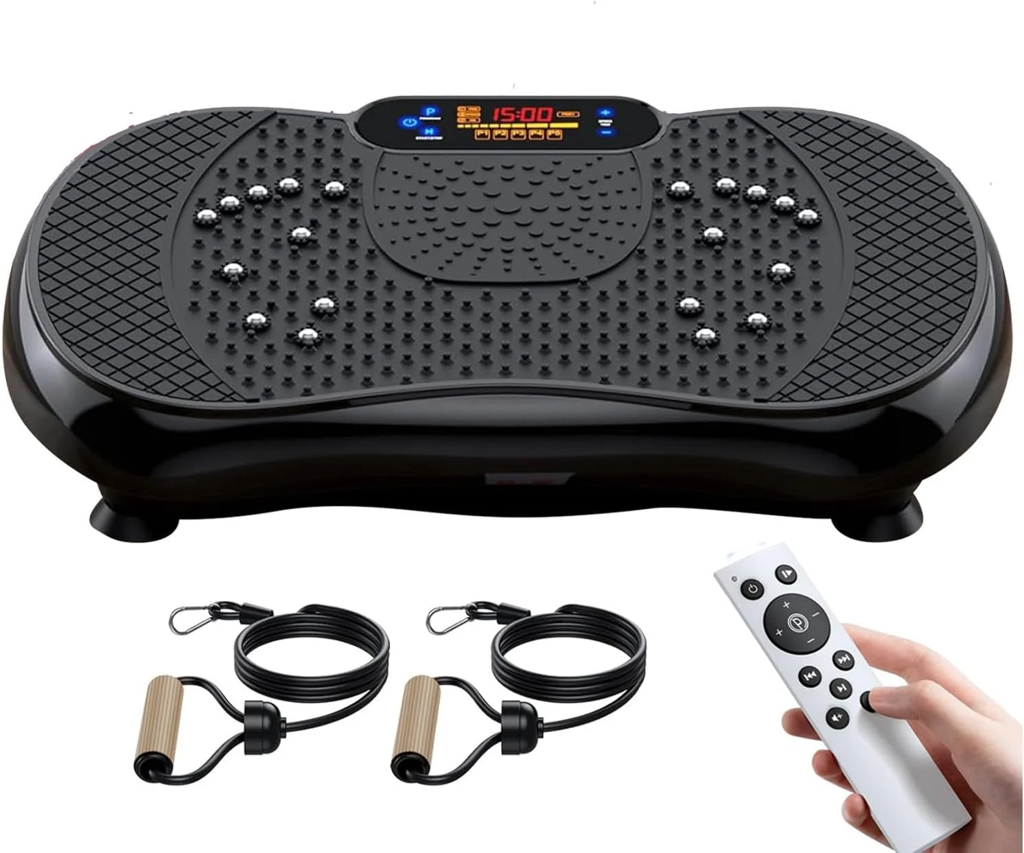 دستگاه تمرین پلتفرم لرزشی HJB VISSO، دستگاه لرزشی تخلیه لنفاوی، لرزاننده تمام بدن، تخته لرزاننده ورزشی باشگاه برای کاهش وزن و چربی سوزی برای زنان و مردان