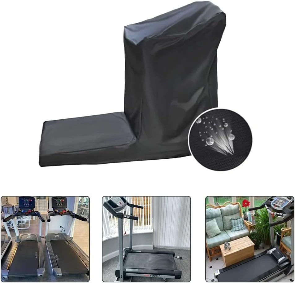 روکش تردمیل Azonee، روکش ضد آب تردمیل غیر تاشو مناسب فضای داخلی و خارجی با زیپ، محافظ تجهیزات ورزشی، روکش محافظ دستگاه دویدن ضد گرد و غبار (بزرگ)