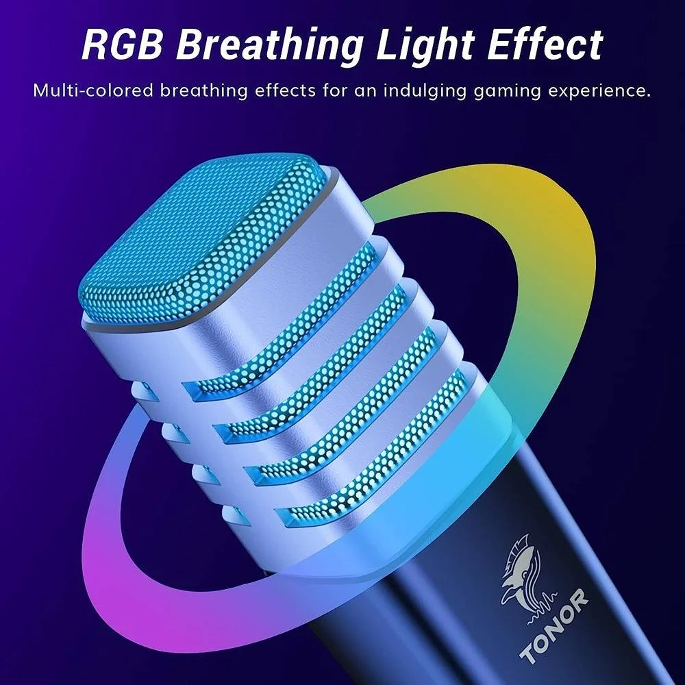 میکروفون کاندنسر USB RGB مدل Tonor TC30S+ به همراه کیت، نورهای RGB جذاب، اتصال آسان، بازوی بوم قابل تنظیم، گیره رومیزی ارتقا یافته، لرزه گیر، مشکی | B0BRCR2QQ7 میکروفون کاندنسر USB RGB مدل Tonor TC30S+ به همراه کیت، نورهای RGB جذاب، اتصال آسان، بازوی بوم قابل تنظیم، گیره رومیزی ارتقا یافته، لرزه گیر، مشکی | B0BRCR2QQ7