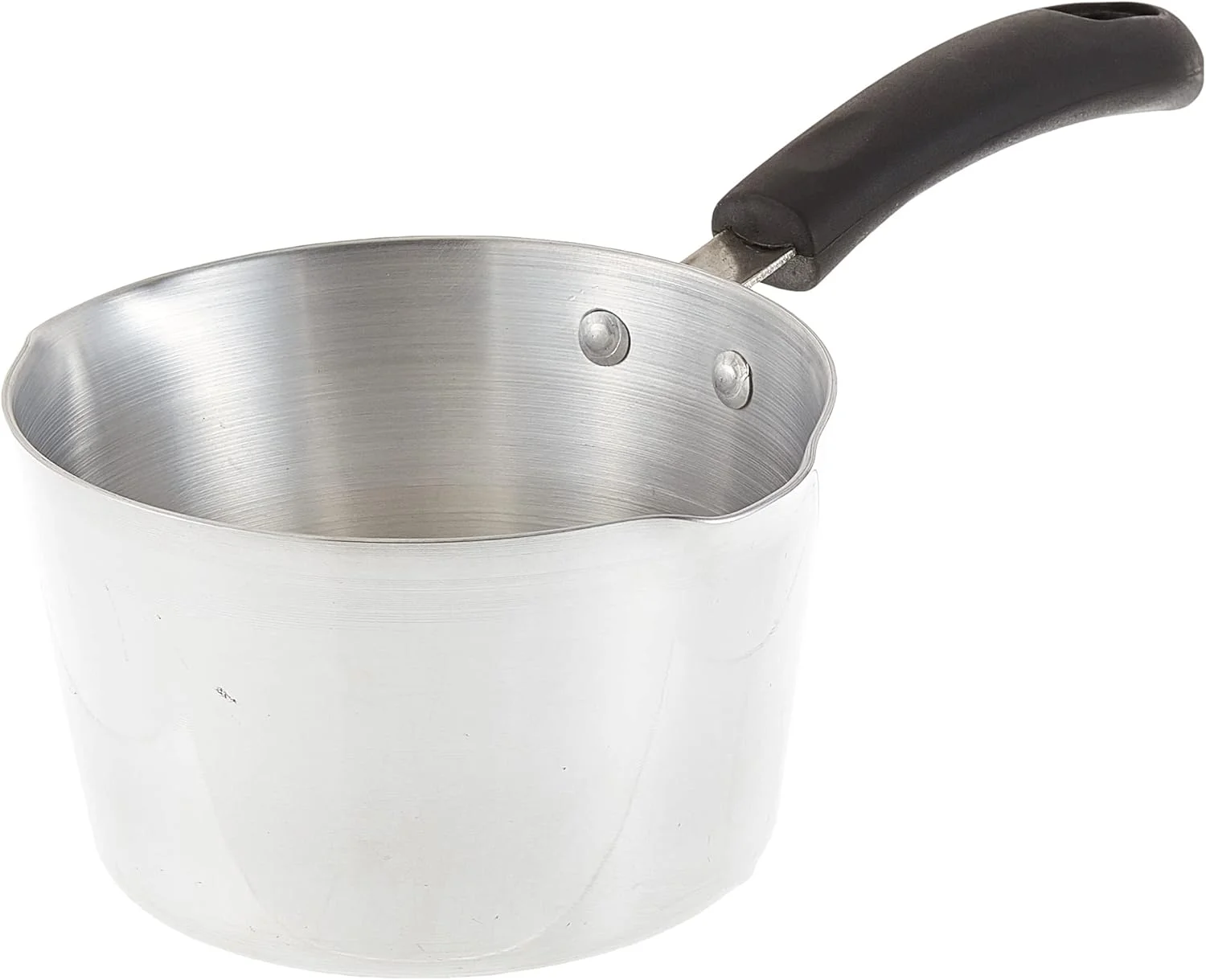 شیرجوش آلومینیومی راج با دسته، کوچک، 14 سانتی متر، مدل KMP00S، مناسب برای چای، برنج، سس، شیر و قهوه