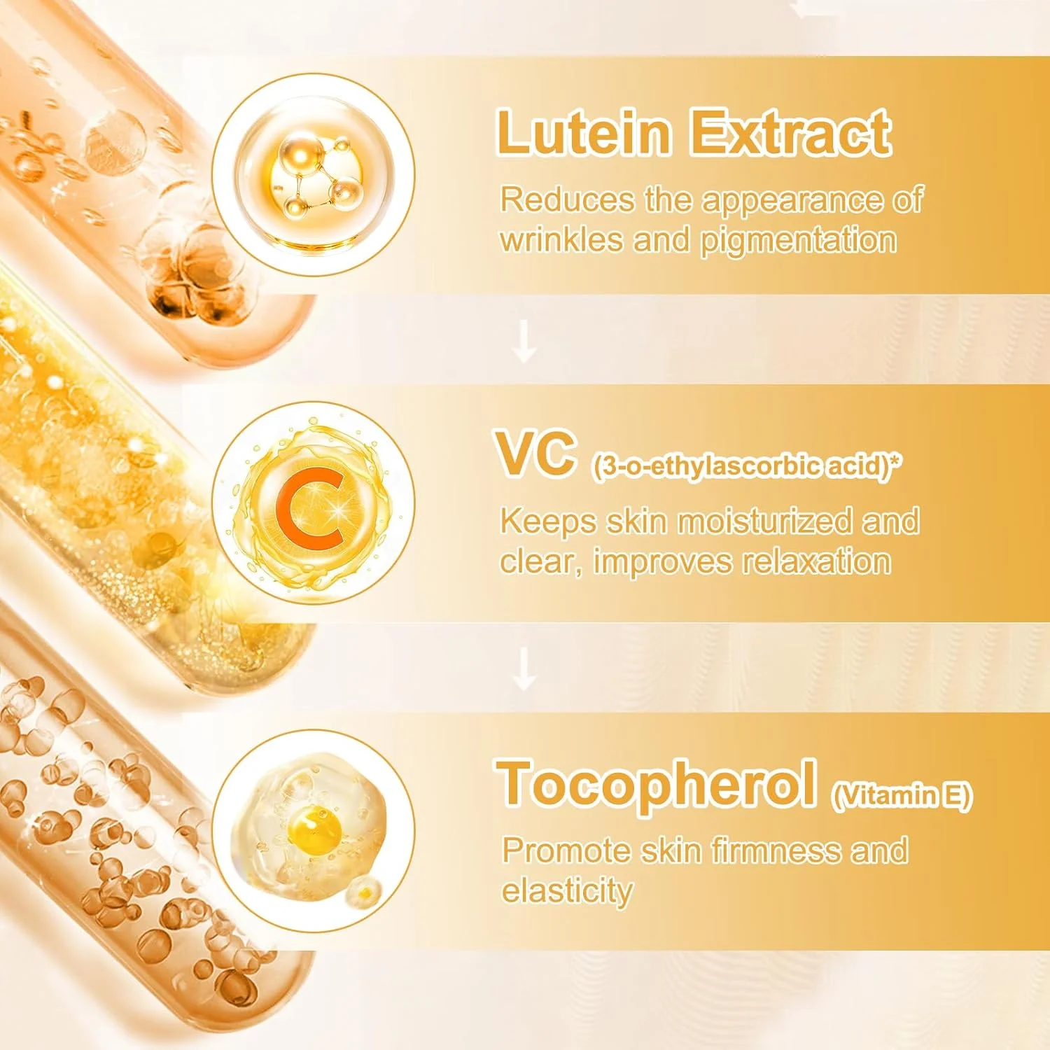 روغن اسانس چشم لوتئین، سرم ضد چروک لوتئین، روغن چشم روی، سرم چشم ویتامین C، روغن ضد چروک لوتئین ویتامین C، روغن اسانس چشم لوتئین ویتامین C، بسته 8 میلی لیتری