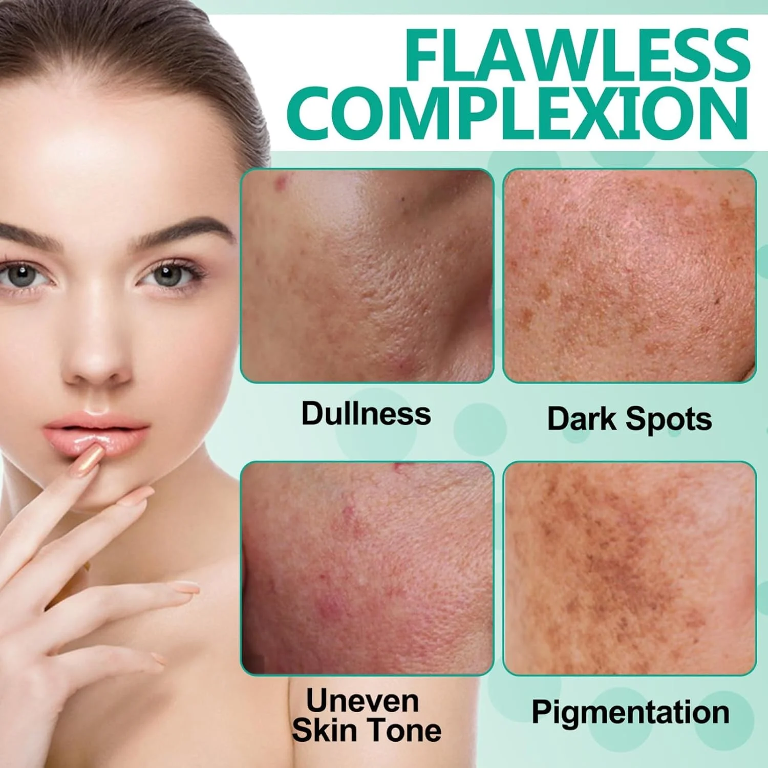 کرم صورت ضد چروک آزونه، سرم اصلاح کننده صورت، از بین برنده لک های تیره، مرطوب کننده صورت برای زنان، کرم روشن کننده ضد پیری صورت برای لک های ناشی از افزایش سن، لک های ناشی از آفتاب، کک و مک، ملاسما و رنگ ناهموار پوست