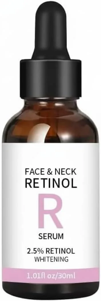 سرم جوانساز باکوچیول، سرم صورت باکوچیول، سرم صورت و گردن حاوی 2.5% رتینول، سرم صورت زنانه، برای ضد پیری و ضد چروک و مرطوب کننده، 2 عدد