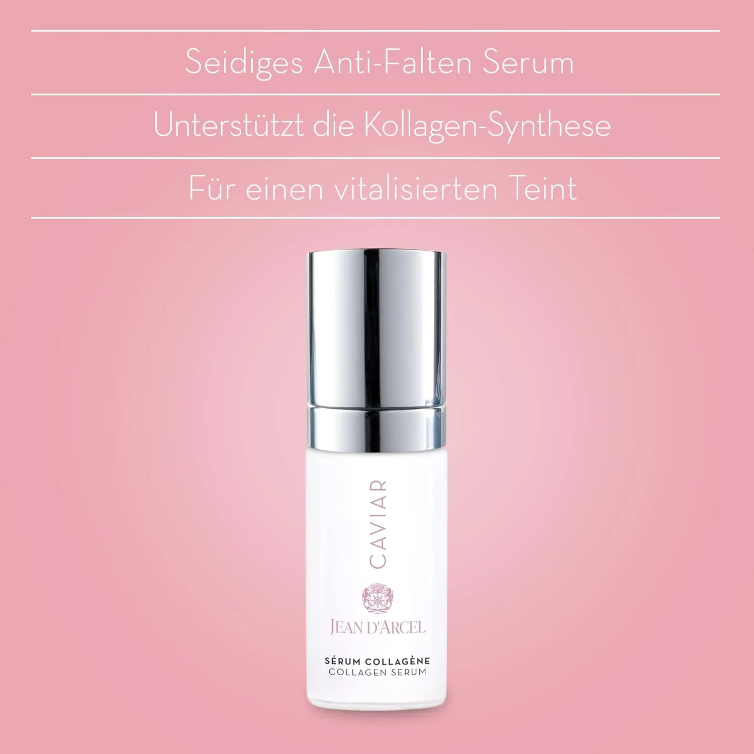 ژان دارسل - سرم کلاژن خاویار - سرم ابریشمی ضد چروک - جلوگیری از پیری پوست - 30 میلی لیتر