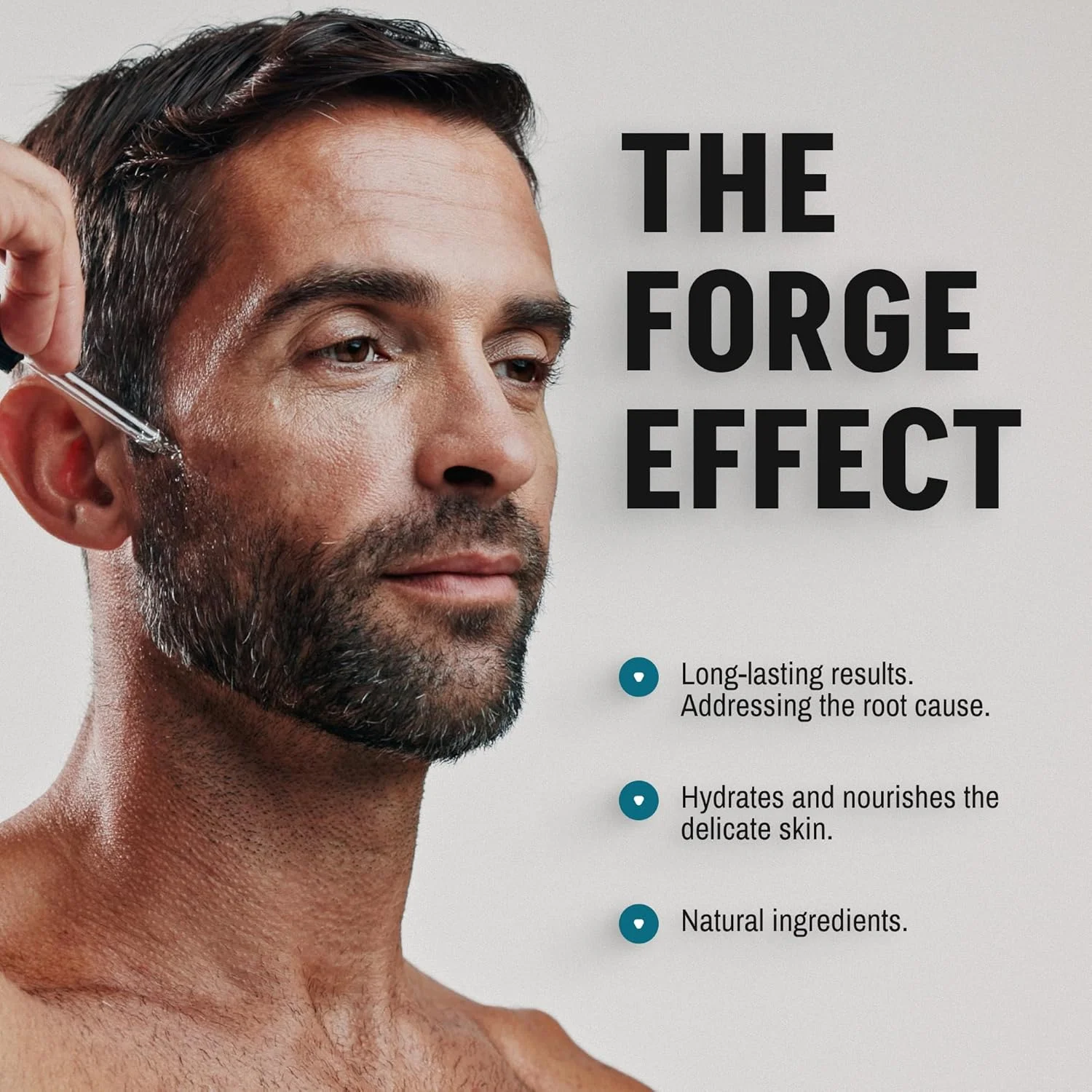 سرم شب ضد چروک مردانه فورج اسکین - 50 میلی لیتر با مواد طبیعی و ضروری، روغن حیوانی، ویتامین C - ضد پیری، آبرسانی عمیق، تقویت کلاژن، کاهش خطوط ریز - مناسب برای انواع پوست