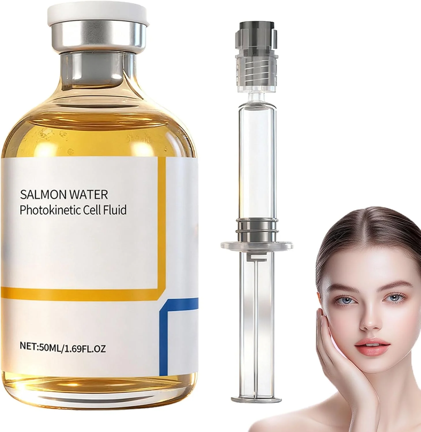 سرم ضد چروک سالمون، سرم صورت سالمون، اسانس جوانساز و ضد چروک کلاژن، آمپول لیفتینگ و سفت کننده پوست سالمون، کاهش علائم پیری، افزایش خاصیت ارتجاعی پوست (1)