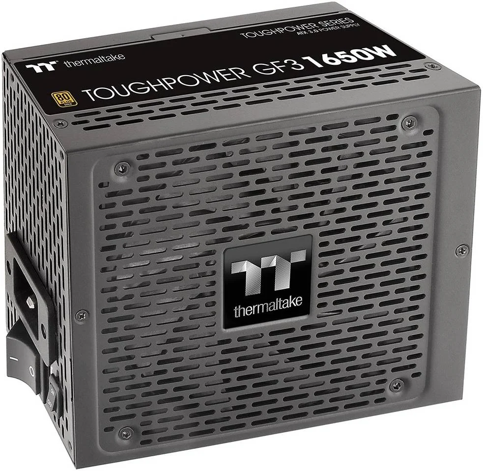 منبع تغذیه کامپیوتر ترمالتیک Toughpower GF3 Gold، تمام ماژولار، نسخه TT Premium، ظرفیت 1650 وات، 80 PLUS Gold، فن 140 میلی متری فوق العاده بی صدا، PCIe Gen 5.0 و ATX 3.0، مشکی | PS-TPD-1650FNFAGK-4