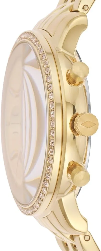 ساعت مچی مردانه فسیل نوترو کرنوگراف با بدنه استیل طلایی - مدل ES5219