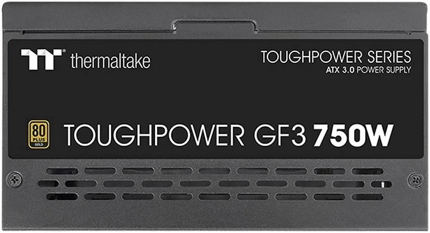 منبع تغذیه کامپیوتر ترمالتیک Toughpower GF3 Gold، تمام ماژولار، نسخه TT Premium، حداکثر توان 750 وات، دارای گواهینامه 80 PLUS Gold، فن فوق العاده بی صدا 135 میلی متری هوشمند Zero، PCIe Gen 5.0 و ATX 3.0، مشکی | PS-TPD-0750FNFAGK-4
