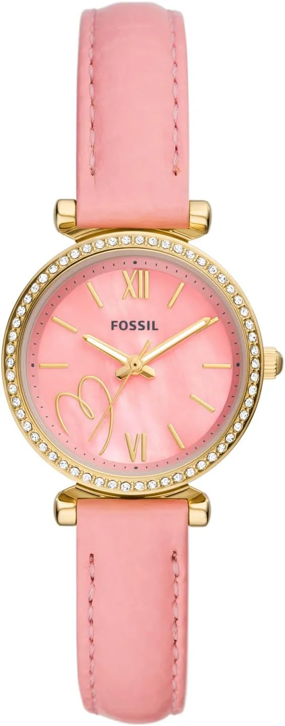 ساعت مچی کوارتز زنانه فسیل مدل Carlie Mini با بدنه استیل