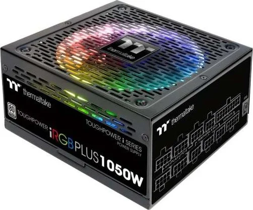 منبع تغذیه ترمالتیک Toughpower iRGB Plus 1050W 80+ پلاتینیوم دیجیتال RGB LED فن هوشمند صفر SLI/CrossFire Ready ATX12V v2.4 / SSI EPS v2.92 | PS-TPI-1050F2FDPE-1