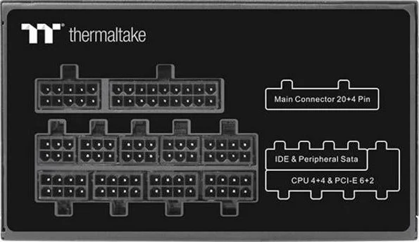 منبع تغذیه 850 واتی Thermaltake Toughpower PF1، نسخه TT Premium، PSU، 80 Plus Platinum، فن 120 میلی متری | PS-TPD-0850FNFAPE-1