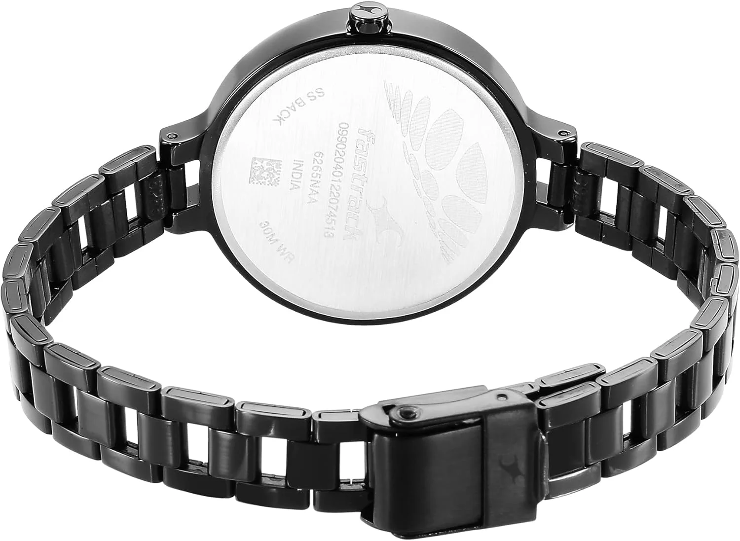 ساعت مچی آنالوگ صفحه مشکی زنانه فست‌رک - NR6265NM01