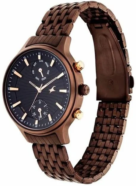 ساعت مچی آنالوگ زنانه با صفحه مشکی فست‌تراک - NP6208KM01