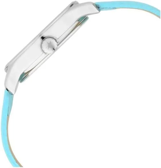 ساعت مچی آنالوگ زنانه Fastrack با صفحه نقره ای و بند چرمی - Nr6219Sl01، رنگ بند- قهوه ای