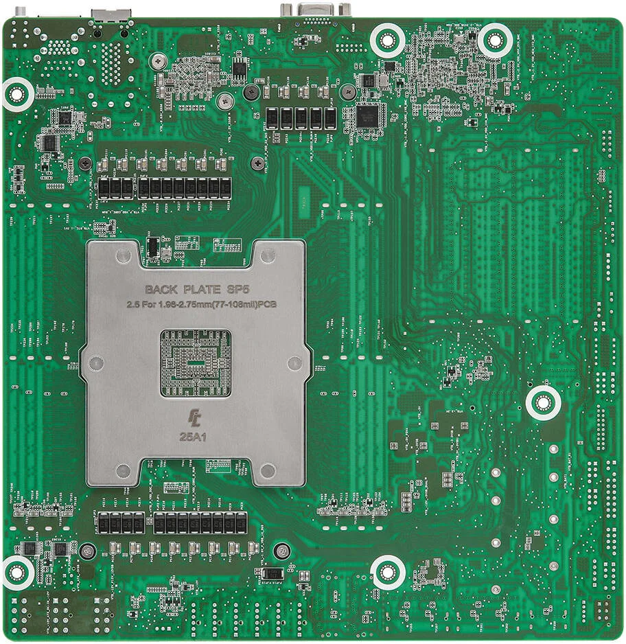 مادربرد سرور AsRock Rack GENOAD8UD-2T/X550 Deep Micro-ATX، تک سوکت SP5 (LGA 6096)، 8 اسلات DDR5 DIMM حداکثر 512 گیگابایت، دو LAN 10G، PCIe5.0 x4 | GENOAD8UD-2T/X550