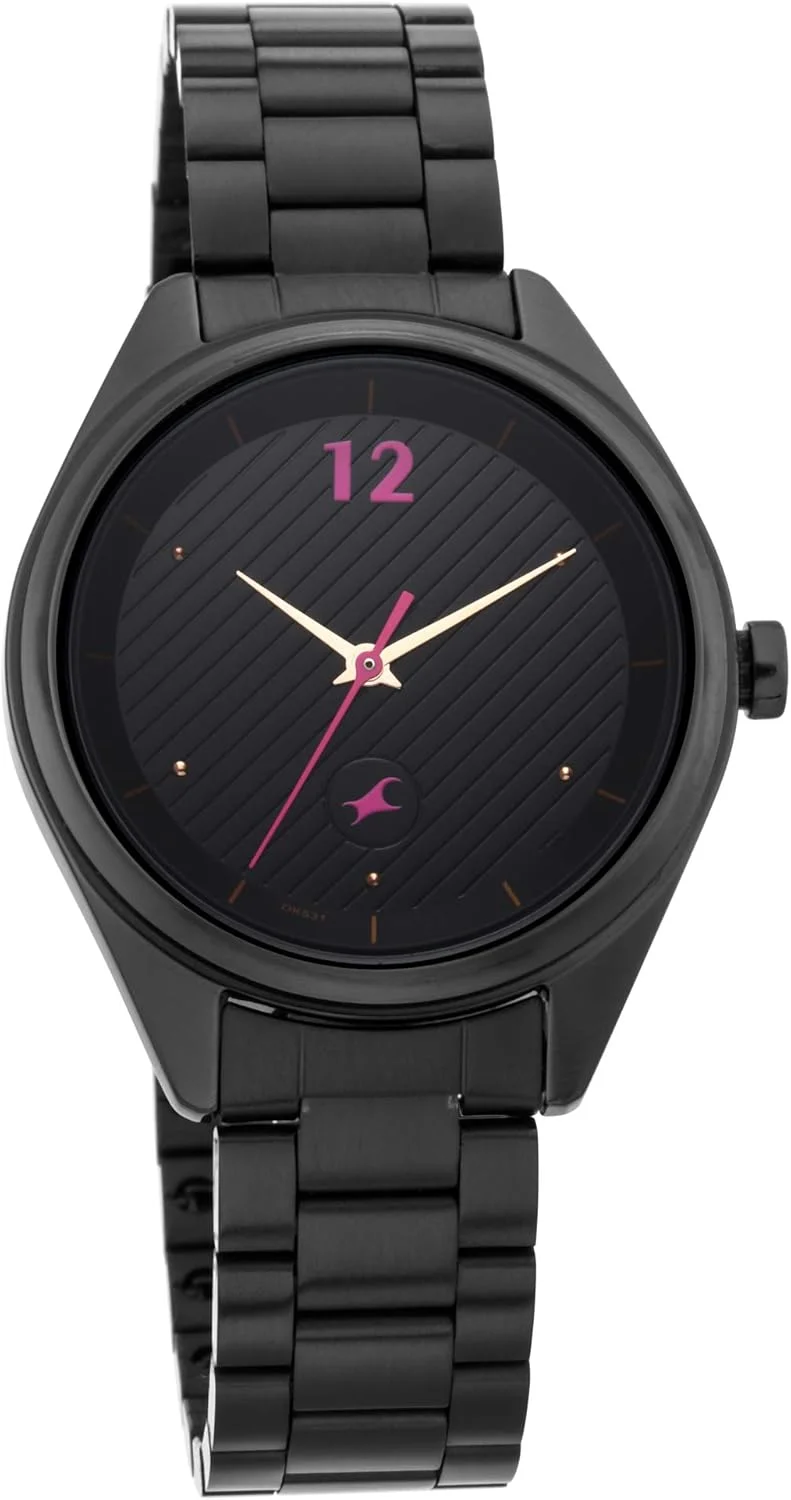 ساعت مچی آنالوگ مشکی زنانه فست‌تراک مدل 6215NM01/NR6215NM01